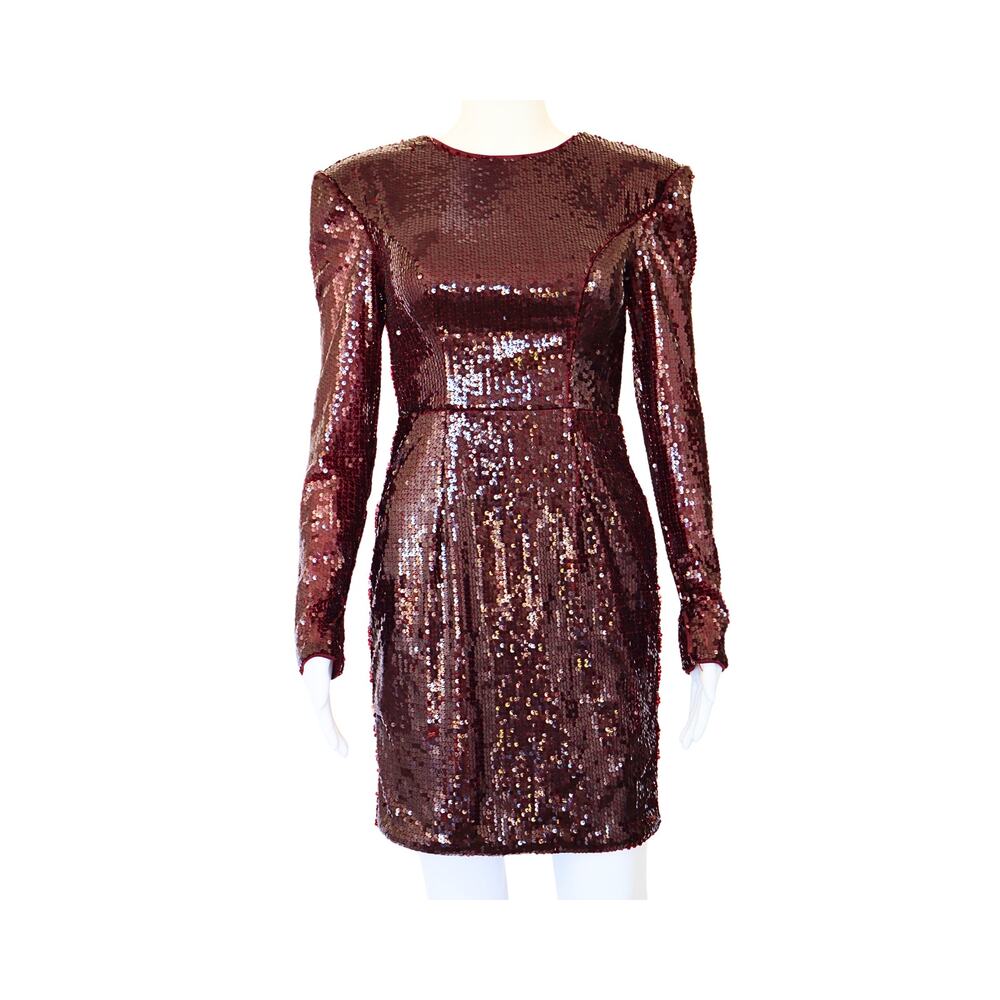 Arielle Cabernet Mini Dress - US 0